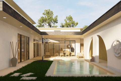 Пентхаус в Самуи, Таиланд с 3 комнатами  № 172609 - фото 3