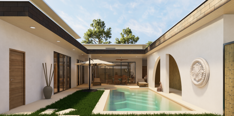 Пентхаус в Самуи, Таиланд с 3 комнатами  № 172609