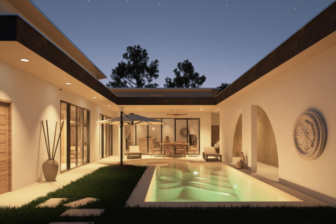 Пентхаус в Самуи, Таиланд с 3 комнатами  № 172609 - фото 12