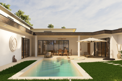 Пентхаус в Самуи, Таиланд с 3 комнатами  № 172609 - фото 2