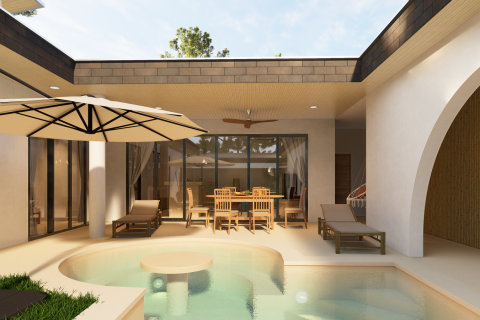 Пентхаус в Самуи, Таиланд с 3 комнатами  № 172609 - фото 13