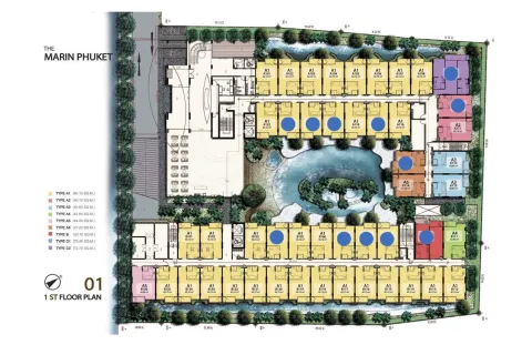 Квартира в Пхукете, Таиланд с 1 спальней  № 151020 - фото 23