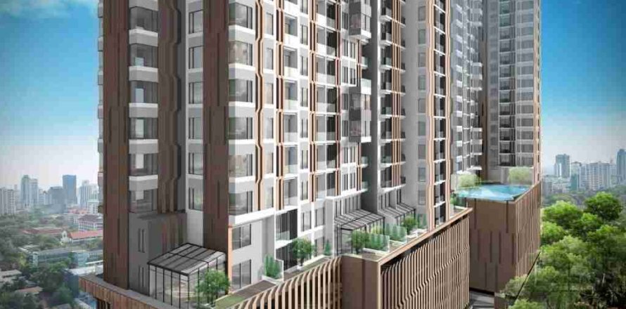 Studio in the Condo in Phaya Thai, Bangkok, Thailand  № 183090