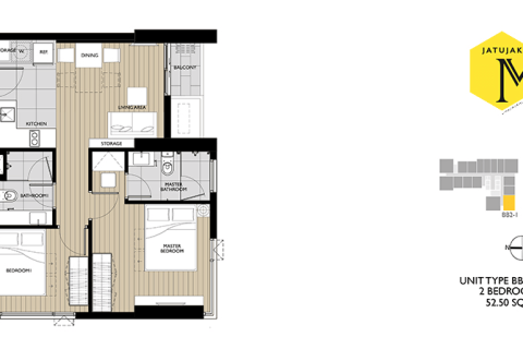 Condo in Phaya Thai, Bangkok, Thailand, 2 bedrooms  № 183092 - photo 15
