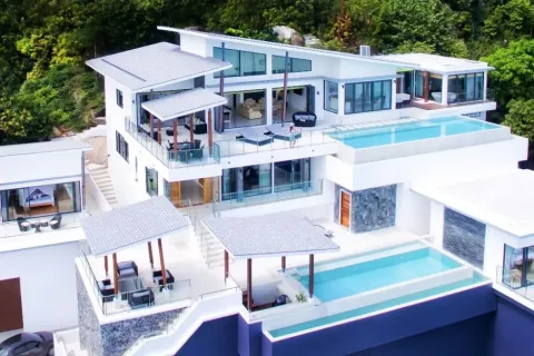 Villa à Ko Samui, Thaïlande 4 chambres № 172142