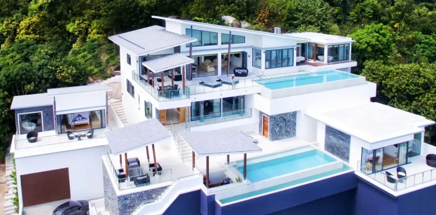 Villa à Ko Samui, Thaïlande 4 chambres № 172142