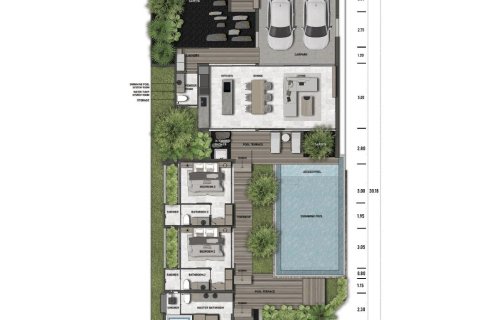 Вилла в Пхукете, Таиланд с 4 комнатами № 75775 - фото 22