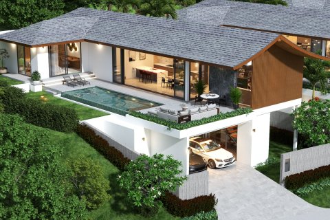 Вилла в Green Hills Villas, Самуй, Таиланд с 4 комнатами  № 161492