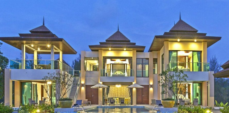 Вилла в Пхангнге, Таиланд с 6 спальнями  № 170490