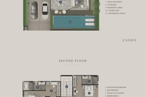 Villa in Pattaya, Thailand 4 bedrooms № 166531 - photo 22