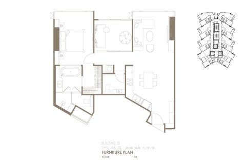 Condo in Bangkok, Thailand, 1 bedroom  № 166529 - photo 12