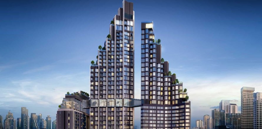 Condo à Bangkok, Thaïlande, 1 chambre № 166530