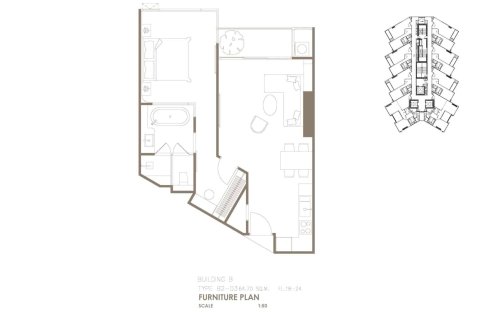 Condo à Bangkok, Thaïlande, 1 chambre № 166530 - photo 16