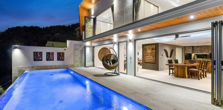 Вилла в Самуи, Таиланд с 3 спальнями  № 166525