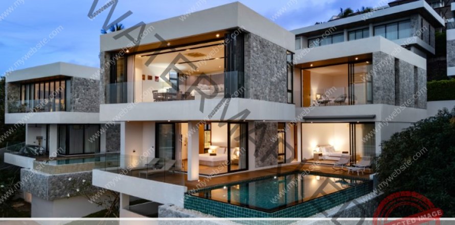 Villa in Ko Samui, Thailand 4 Schlafzimmer № 222182