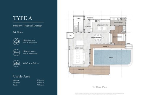 Villa à Karon, Thaïlande 4 chambres № 165001 - photo 13