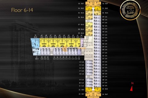 Condo à Pattaya, Thaïlande, 1 chambre  № 175522 - photo 11