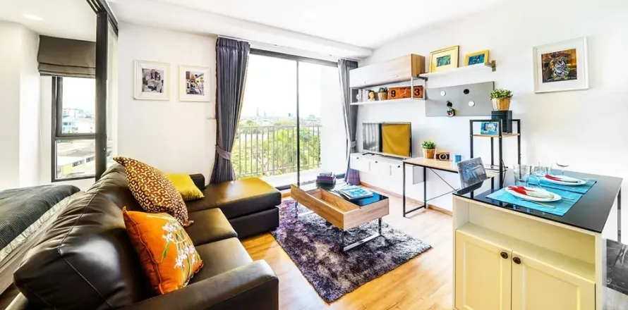 Студия в кондо в Банг-Кхо-Лаеме, Бангкок, Таиланд № 154920