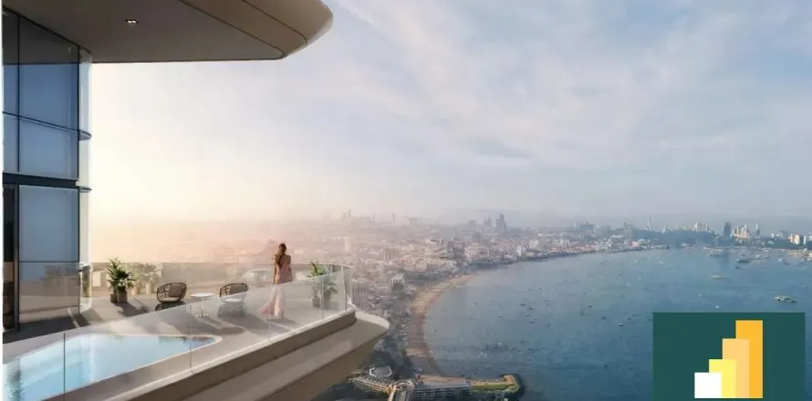 Condominio de 1 dormitorio en Pattaya, Tailandia № 211244