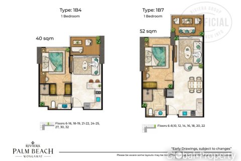 Кондоминиум с 1 спальней в Паттайе, Таиланд № 163955 - фото 13