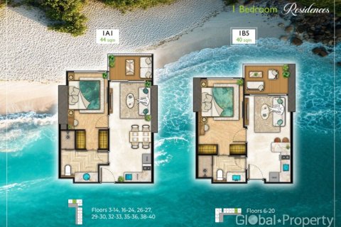 Condo in Pattaya, Thailand, 1 bedroom  № 163955 - photo 28