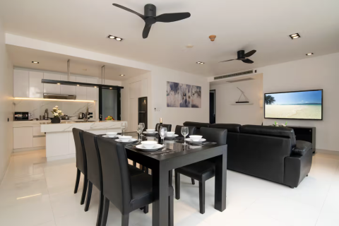 Квартира в Кату, Таиланд с 3 спальнями  № 158441 - фото 7