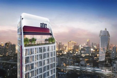 Студия в кондо в Ваттхане, Бангкок, Таиланд № 158437 - фото 2