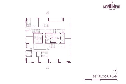 คอนโดมิเนียมในสาทร, กรุงเทพฯ, ประเทศไทย, 3 ห้องนอน № 233968 - รูปถ่าย 14