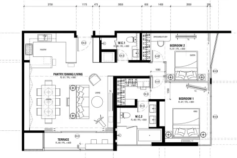 Condo in Bang Rak, Bangkok, Thailand, 2 bedrooms  № 173682 - photo 5