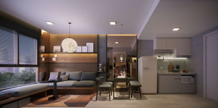 Condo à Bangkok, Thaïlande, 1 chambre  № 166269