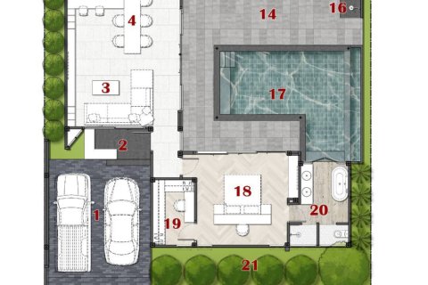 Villa in Phuket, Thailand 3 bedrooms № 169747 - photo 13