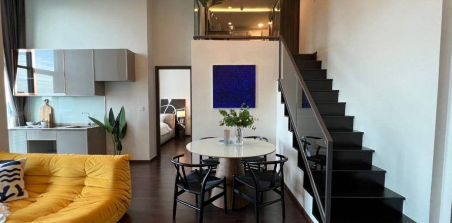 Лофт в Бангкоке, Таиланд с 1 спальней  № 114191