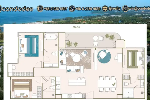 Condo in Bangkok, Thailand, 3 bedrooms  № 201370 - photo 8