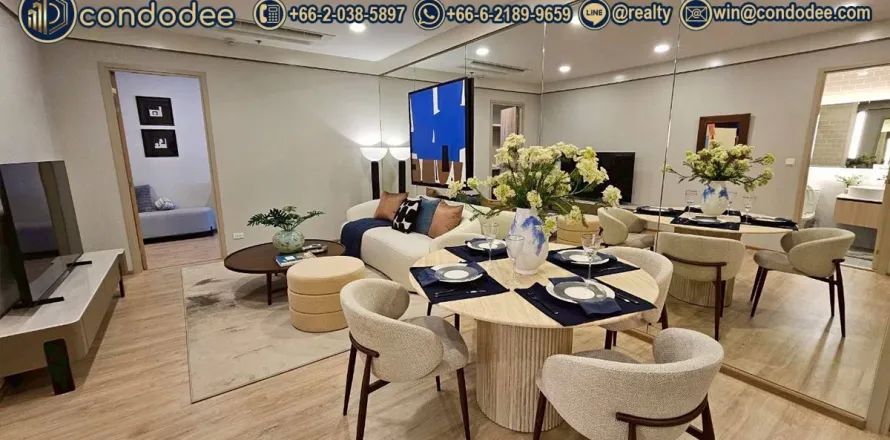 Condo à Ratchathewi, Bangkok, Thaïlande, 2 chambres  № 201367