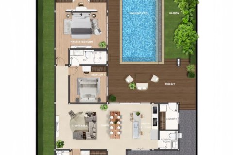 Villa in Hua Hin, Thailand 3 bedrooms № 169895 - photo 19