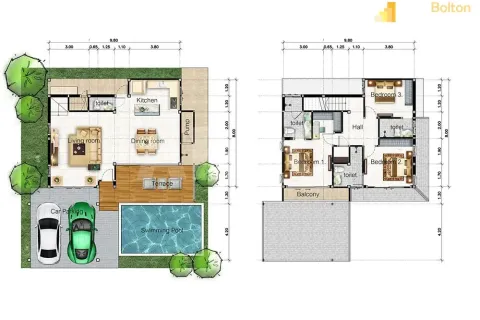 Casa de 3 dormitorios en Pattaya, Tailandia № 212112 - foto 9