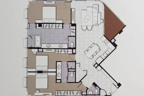 Condo in Watthana, Bangkok, Thailand, 3 bedrooms  № 158673 - photo 21