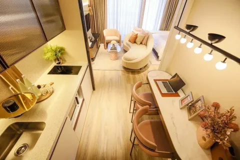Condominio de 1 dormitorio en Jomtien Beach, Pattaya, Tailandia № 211782 - foto 11