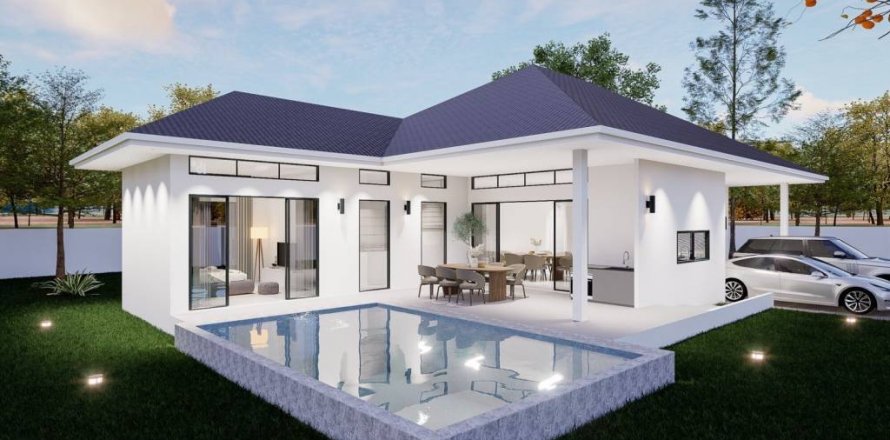 Вилла в Хуа Хине, Таиланд с 3 спальнями  № 135161