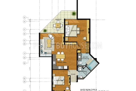 Wohnung in Bang Tao, Thailand 2 Schlafzimmer № 223506 - Foto 20