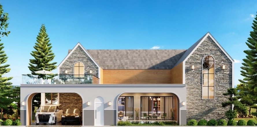 Вилла в Паттайе, Таиланд с 4 спальнями  № 138019