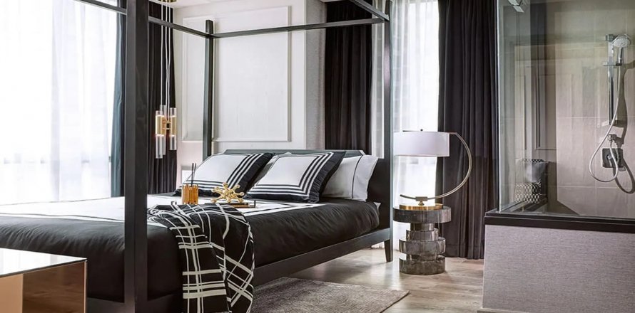 Квартира в Whizdom Avenue Ratchada - Ladprao, Чатучак, Бангкок, Таиланд с 1 спальней № 134240