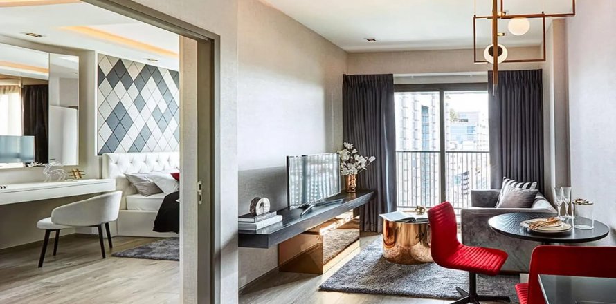 Appartement à Whizdom Avenue Ratchada - Ladprao, Chatuchak, Bangkok, Thaïlande 1 chambre № 134238