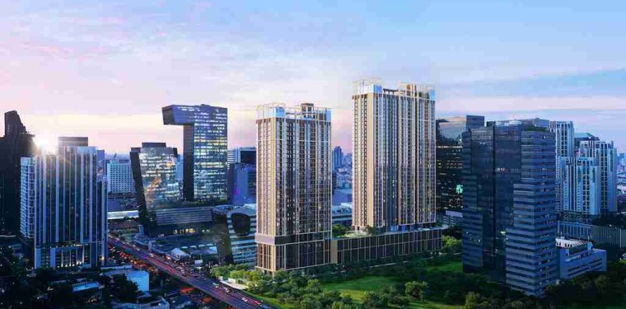Condo à Bangkok, Thaïlande, 1 chambre № 208798