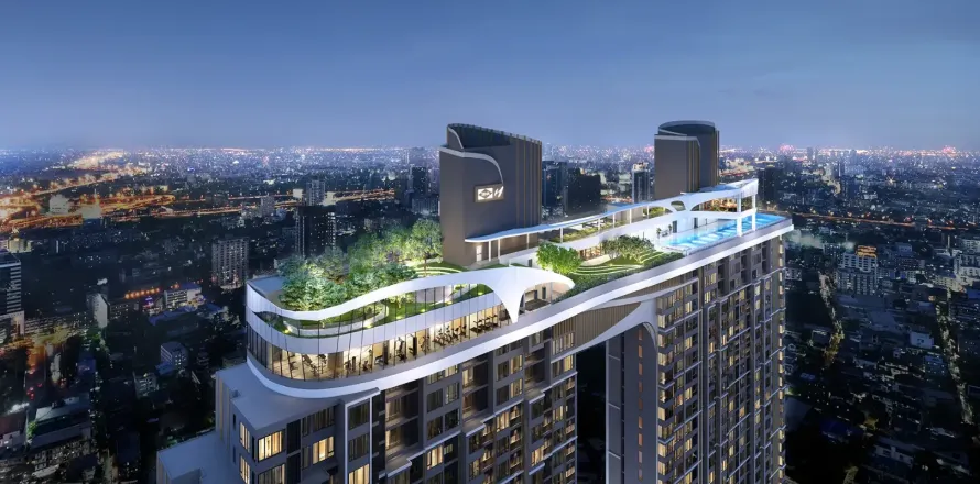 Eigentumswohnung in Bangkok, Thailand, 1 Schlafzimmer  № 214181