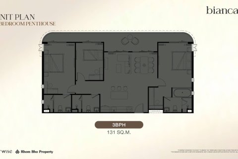 Condominio de 3 dormitorios en Surin Beach, Tailandia № 169741 - foto 11