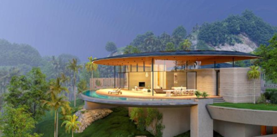 Villa à Ko Samui, Thaïlande 3 chambres № 194361