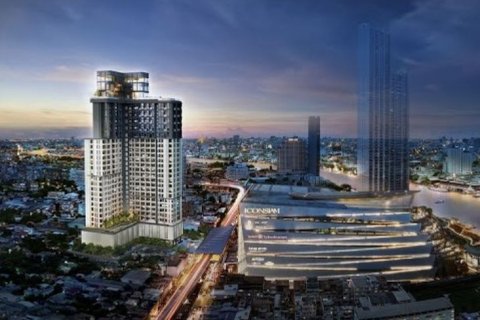 Condo à Khlong San, Bangkok, Thaïlande, 2 chambres  № 154016 - photo 6