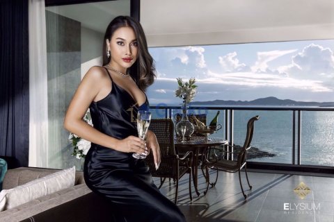 Condo à Pattaya, Thaïlande, 2 chambres  № 196838