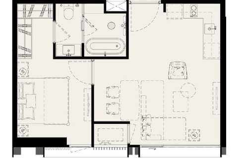 Studio dans le Condo à Bang Rak, Bangkok, Thaïlande  № 150266 - photo 2